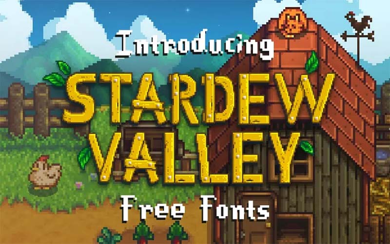 stardew valley font generator