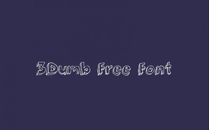 3dumb Font Family Free Download