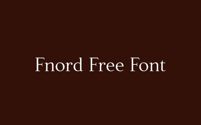 Fnord Font Family Free Download