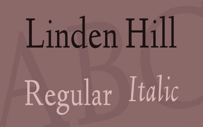 Linden Hill Font Family Free Download