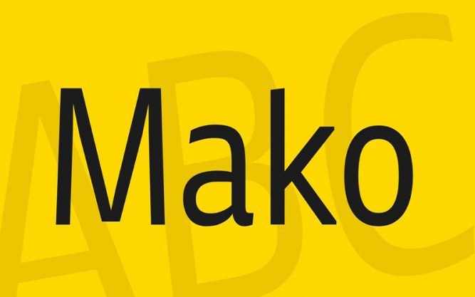 Mako Font Family Free Download