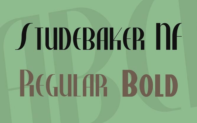 Studebaker Font Family Free Download