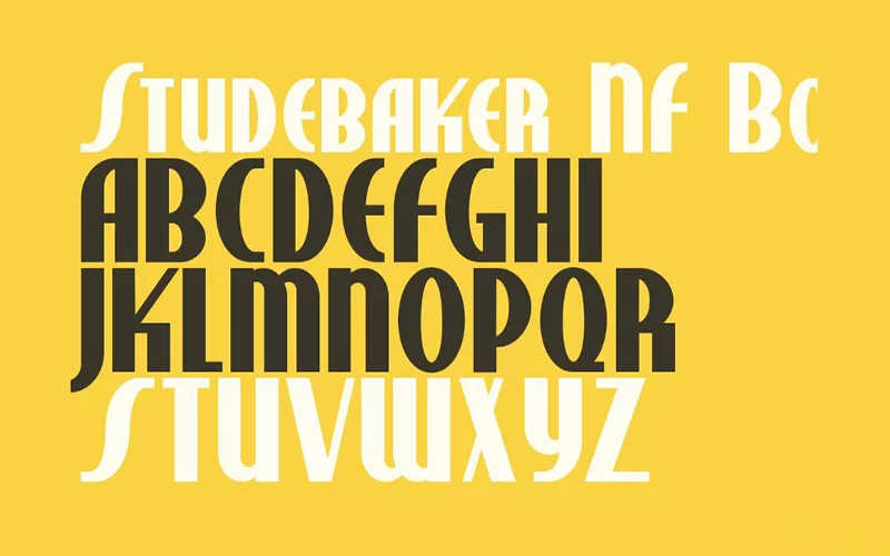 Studebaker Font Free Download