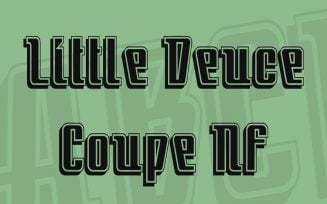 Little Deuce Coupe Font Family Free Download