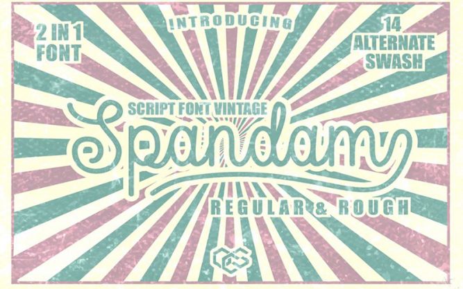 Spandam Font Family Free Download