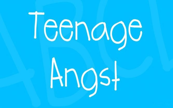 Teenage Angst Font Family Free Download