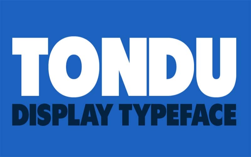 Tondu Font Family Download