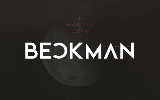 Beckman Font Family Free Download