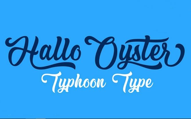 Hallo Oyster Font Family Free Download