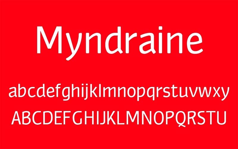 Myndraine Font Free Family Download