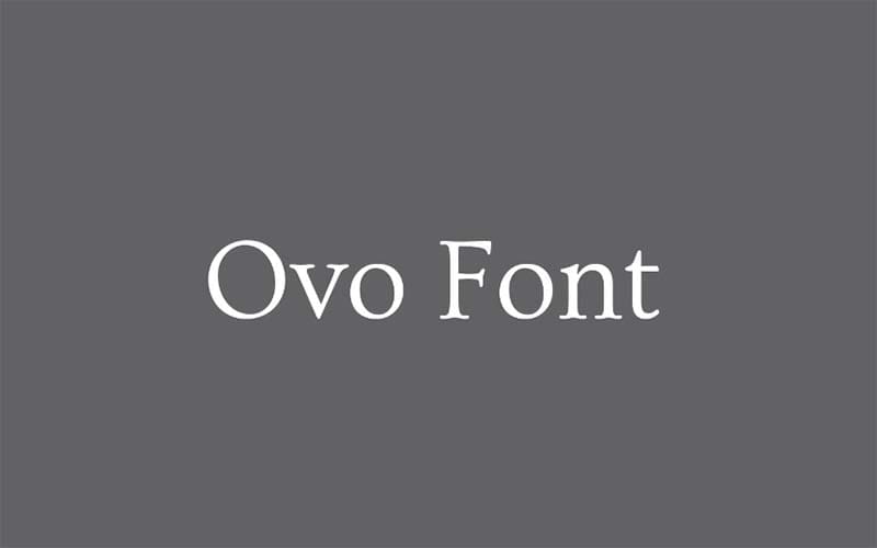 OVO Font Family Free Download