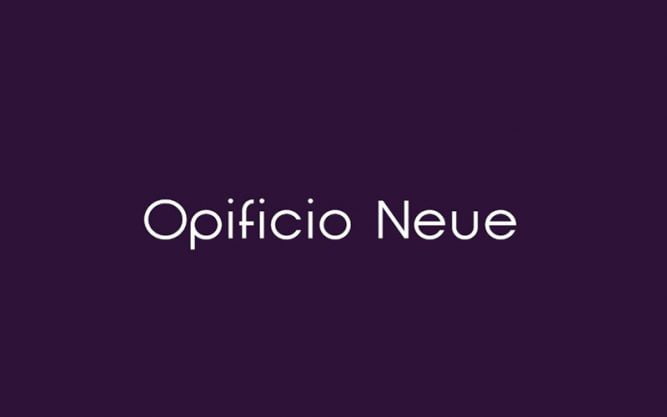 Opificio Neue Font Family Free Download