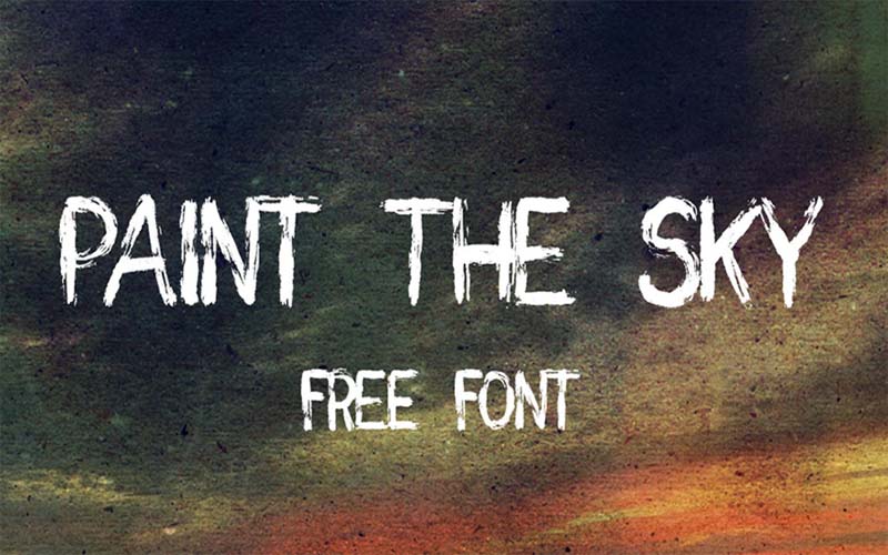 Paint the Sky Font Family Download