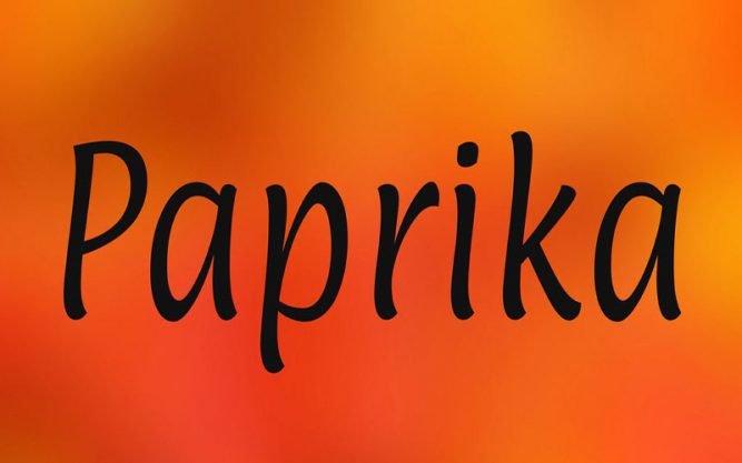 Paprika Font Family Free Download