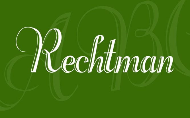 Rechtman Font Family Free Download