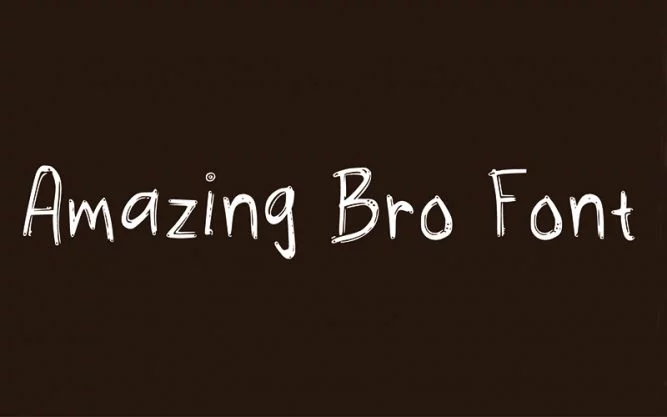 Amazing Bro Font Family Free Download