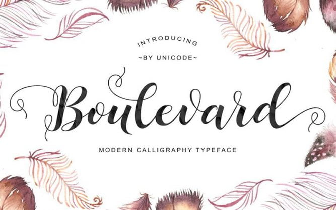 Boulevard Font Family Free Download