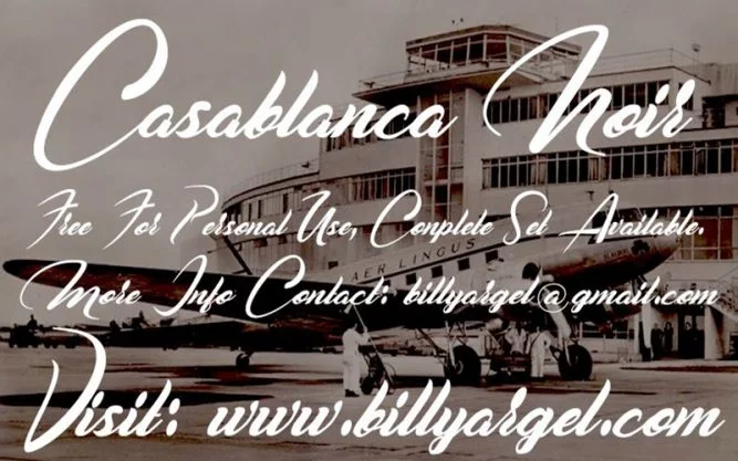 Casablanca Noir Font Family Free Download