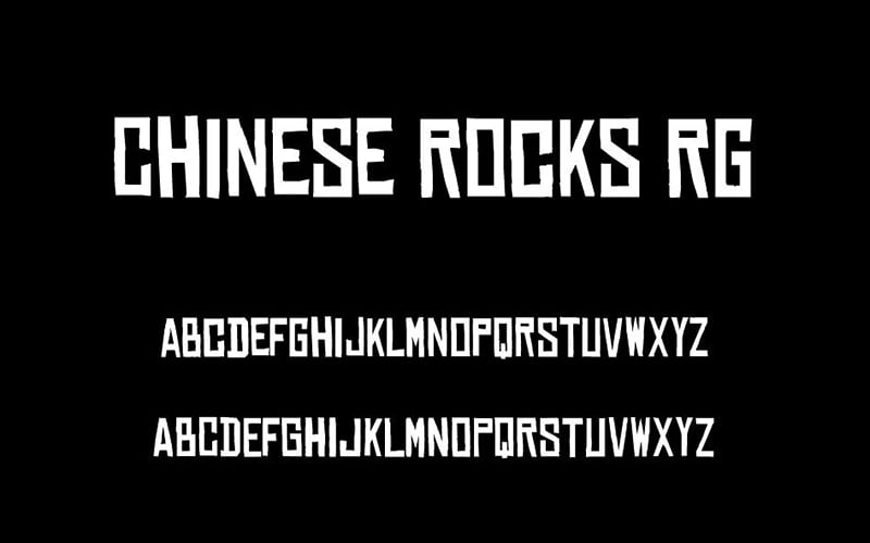 chinese-rocks-font-free-download