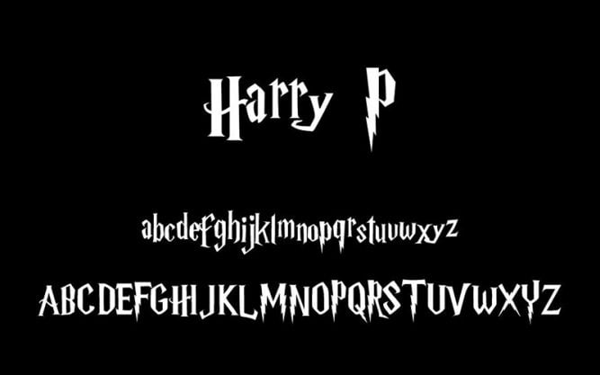 font harry p