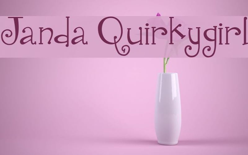 Janda Quirkygirl Font Free Download