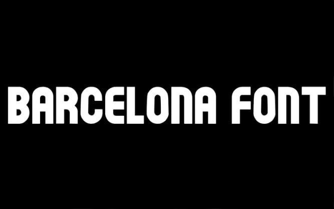 Barcelona Font Family Free Download