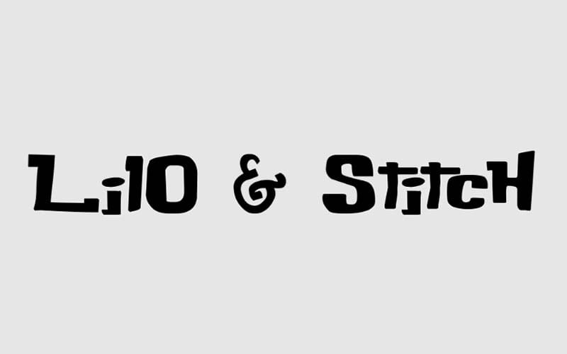 lilo and stitch font