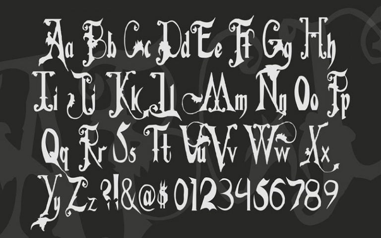 Addams Family Font Free Download