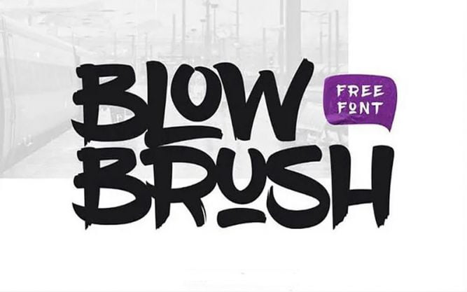 Blowbrush Font Family Free Download