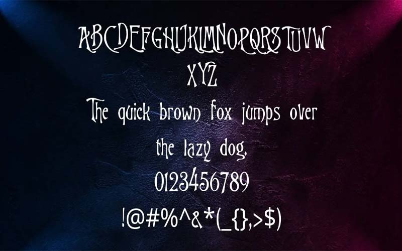 Burton's Nightmare Font Free Download