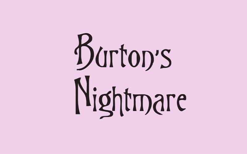 Burton's Nightmare Font Free Family Download