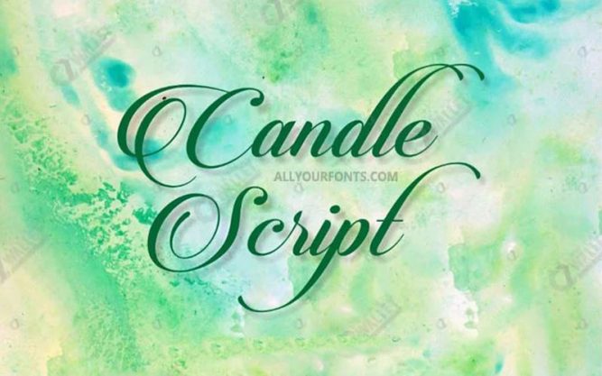 Candlescript Font Family Free Download
