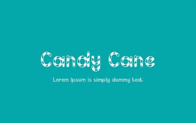 Candy Cane Font Family Free Download