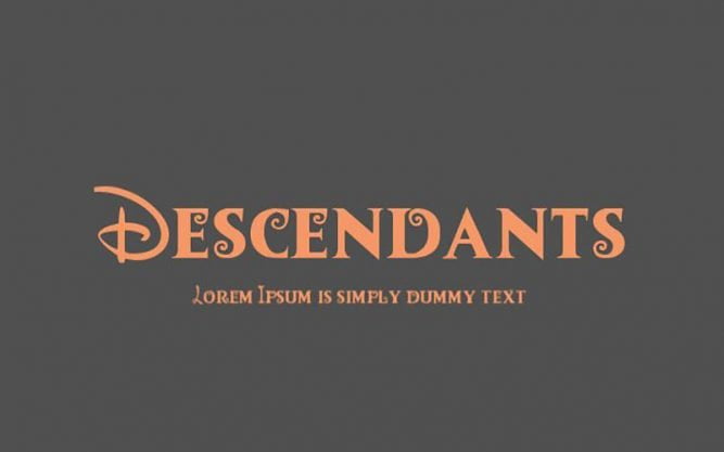 Descendants Font Family Free Download