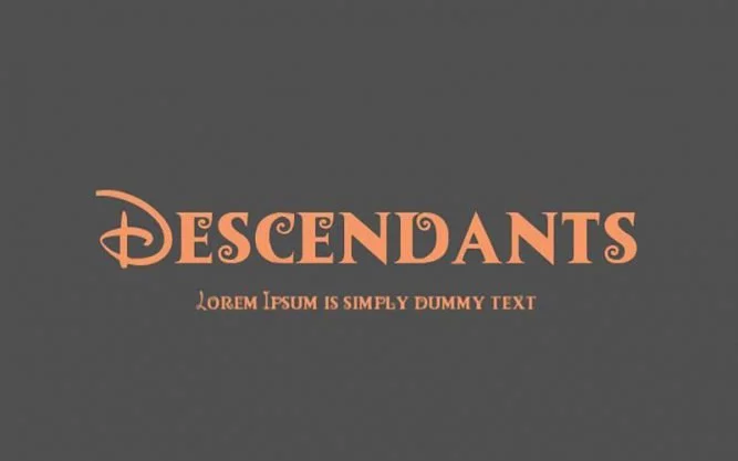 Descendants Font Family Free Download