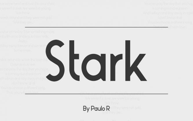 Stark Font Family Free Download