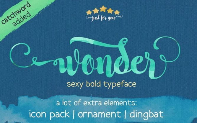 Wonder Font Family Free Download