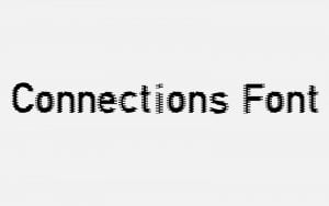 connections font