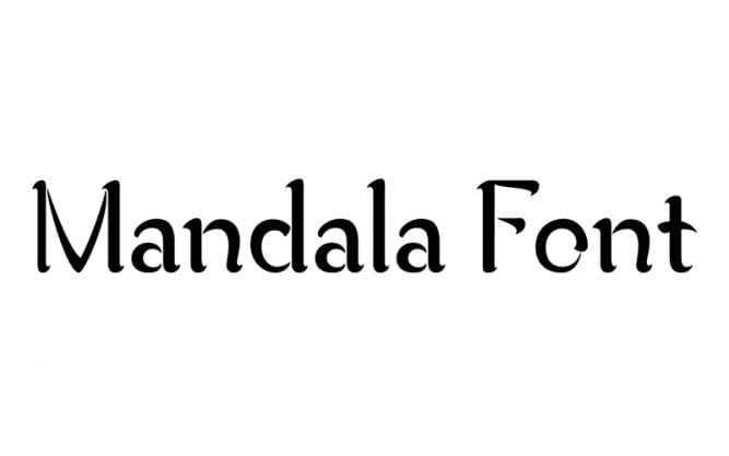 Mandala Font Family Free Download