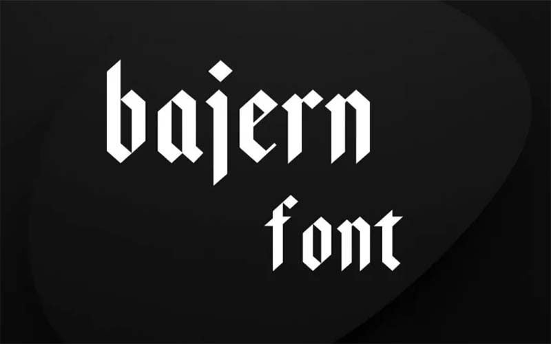 Bajern Font Family Free Download