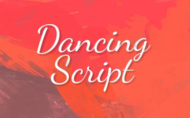 Dancing Script Font Family Free Download