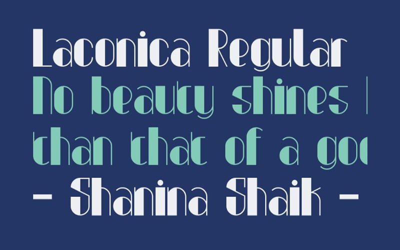 Laconica Font Free Download