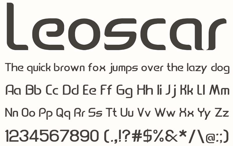 Leoscar Font Family Download