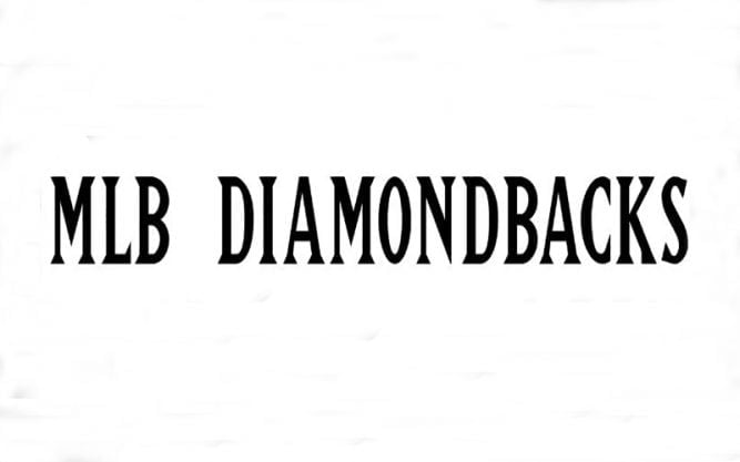 MLB Diamondbacks Font Family Free Download