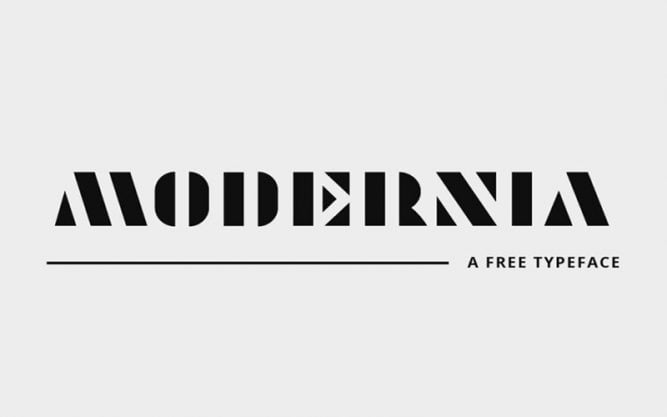 Modernia Font Family Free Download