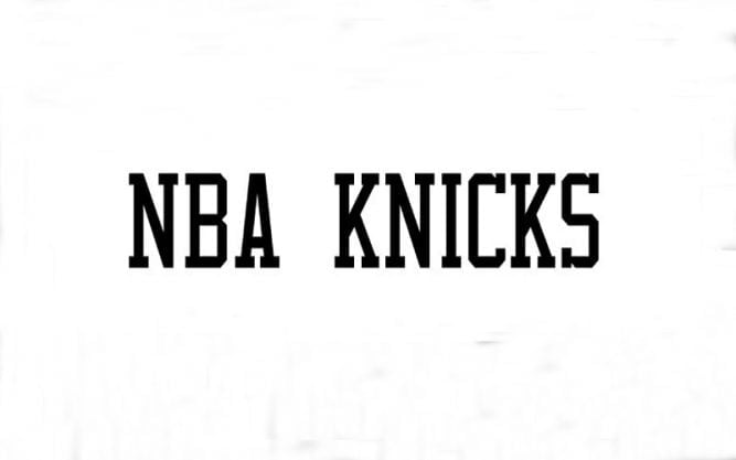 NBA Knicks Font Family Free Download