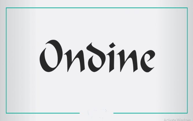 Ondine Font Family Free Download