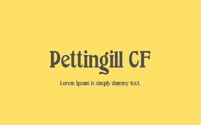 Pettingill CF Font Family Free Download