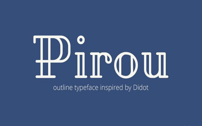 Pirou Font Family Free Download