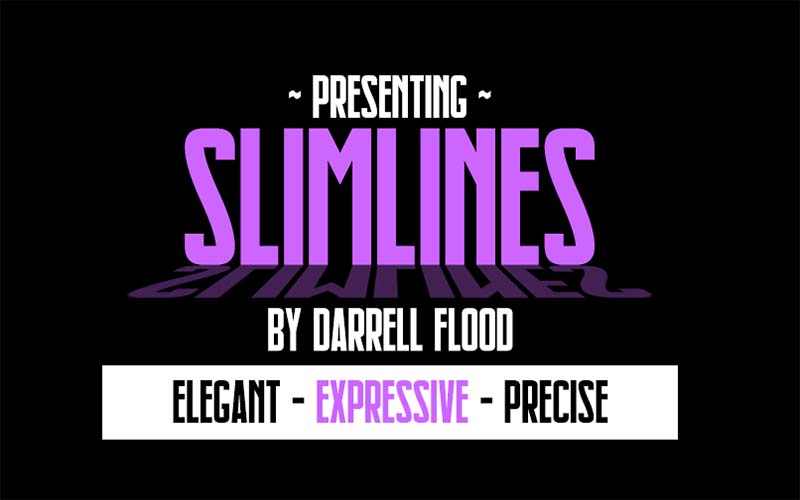 Slimlines Font Free Family Download